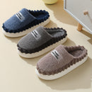 Pantufa de Pelúcia Antiderrapante HappyFeet™ – Chinelo de Inverno com Solado Grosso