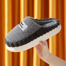 Pantufa de Pelúcia Antiderrapante HappyFeet™ – Chinelo de Inverno com Solado Grosso