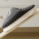 Pantufa de Pelúcia Antiderrapante HappyFeet™ – Chinelo de Inverno com Solado Grosso